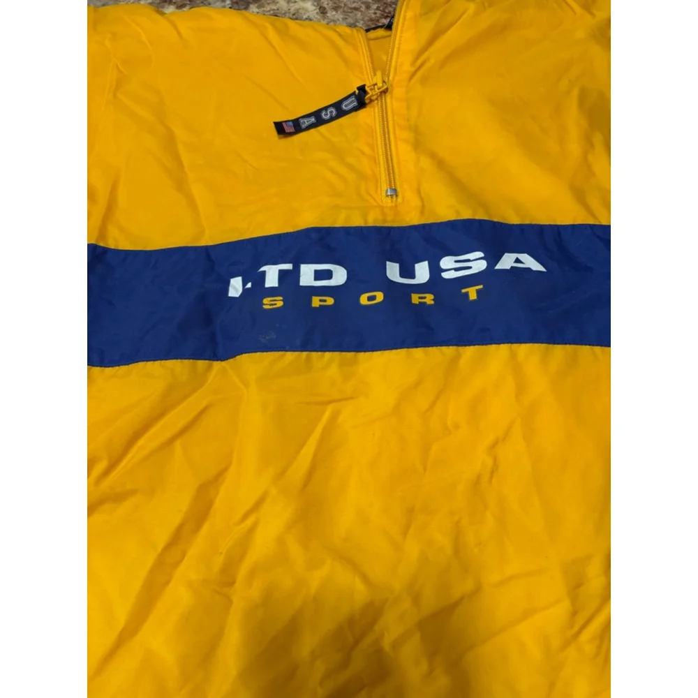 Vintage 90s LIMITED America “LTD USA Sport 63” Pullover Windbreaker